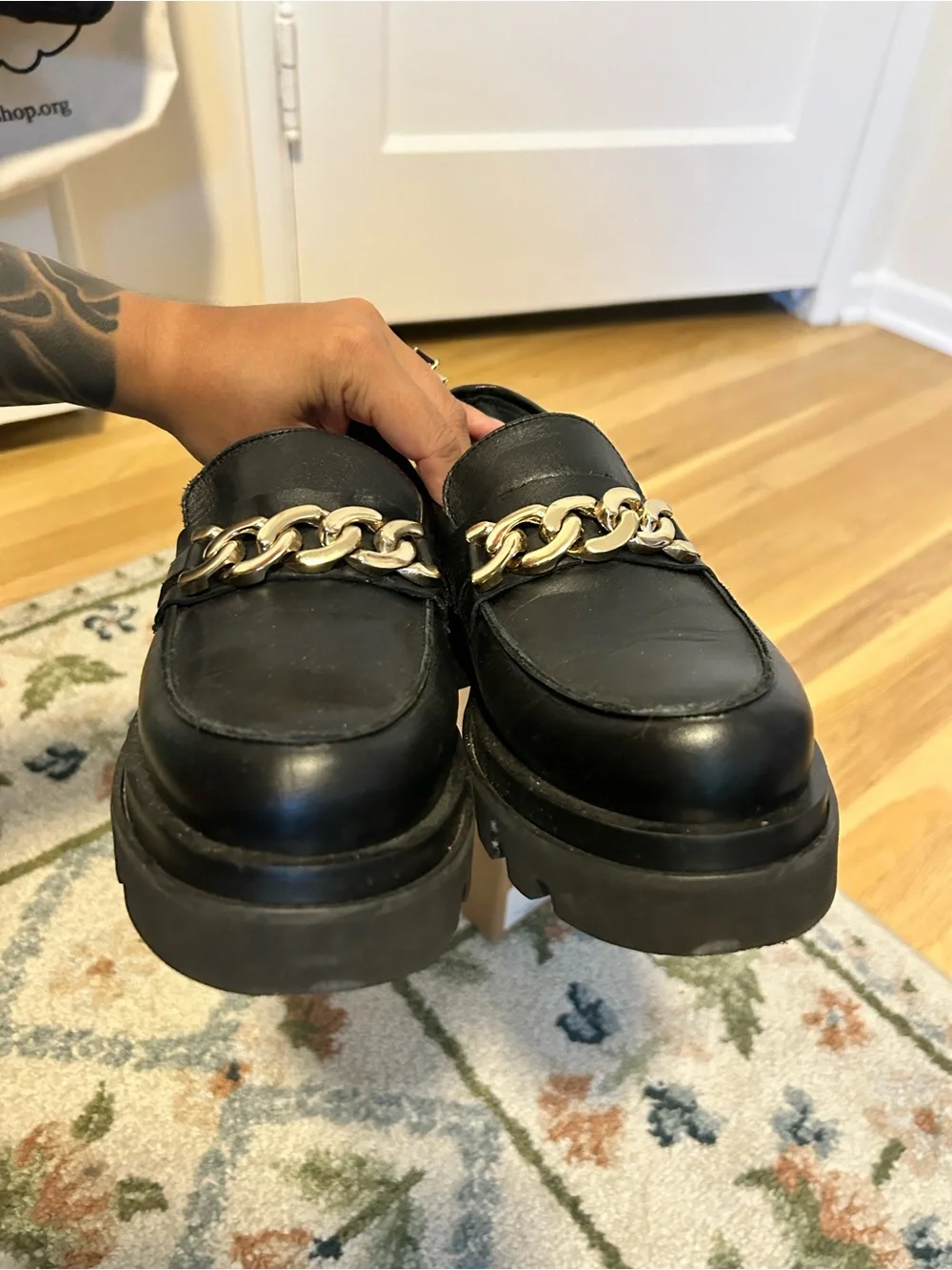 ALOHAS Track Loafer Total Black